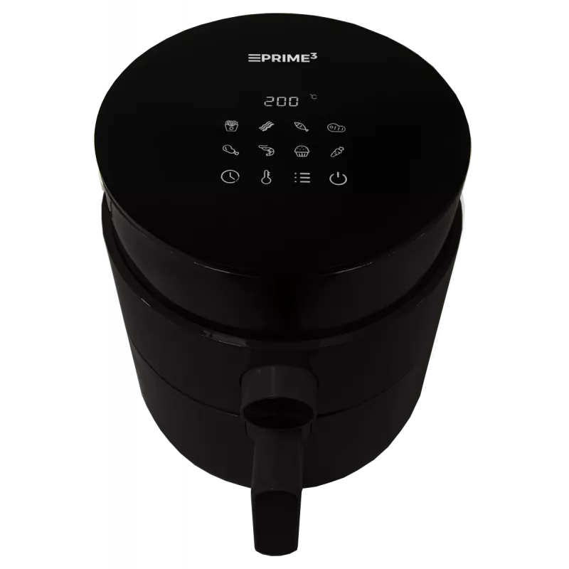 Heißluftfritteuse PRIME3 SAF31 – 2,5 L, 1200 W, Heißluft-Fritteuse ohne Fett, schwarz