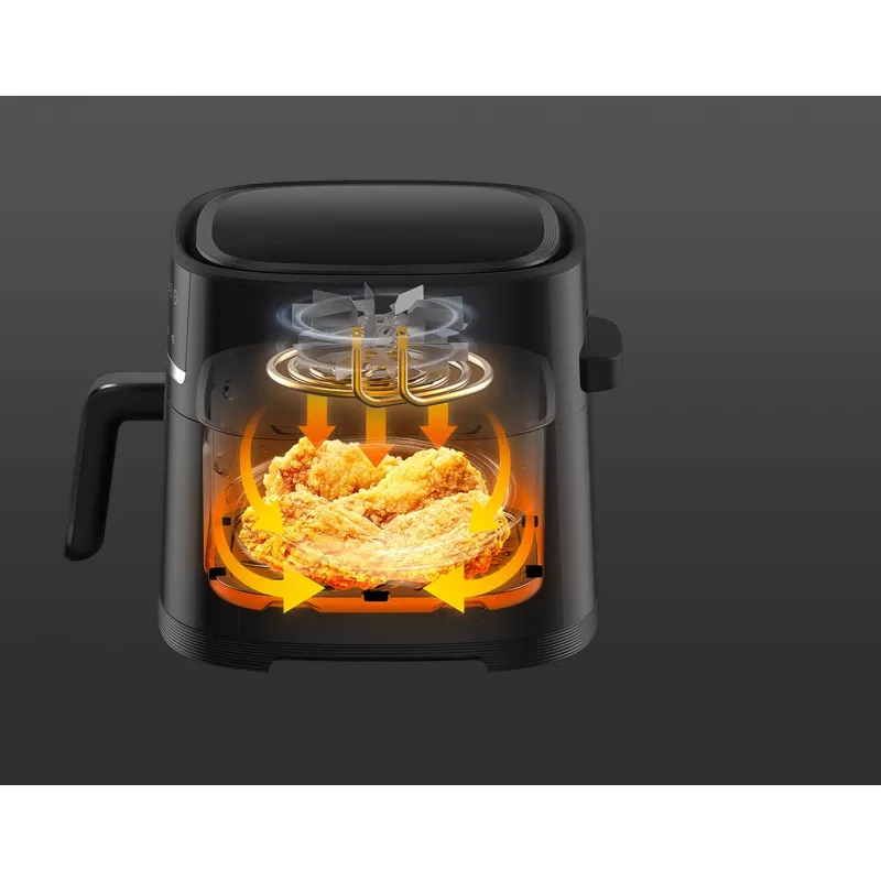 Xiaomi Heißluftfritteuse 6L MAF08 Single 1500 W Heißluftfritteuse Schwarz