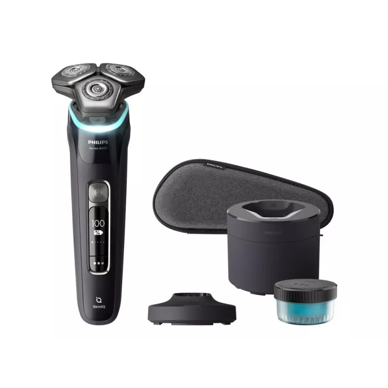 Philips SHAVER Series 9000 S9976/55 Herrenrasierer Rotationsrasierer Trimmer Schwarz