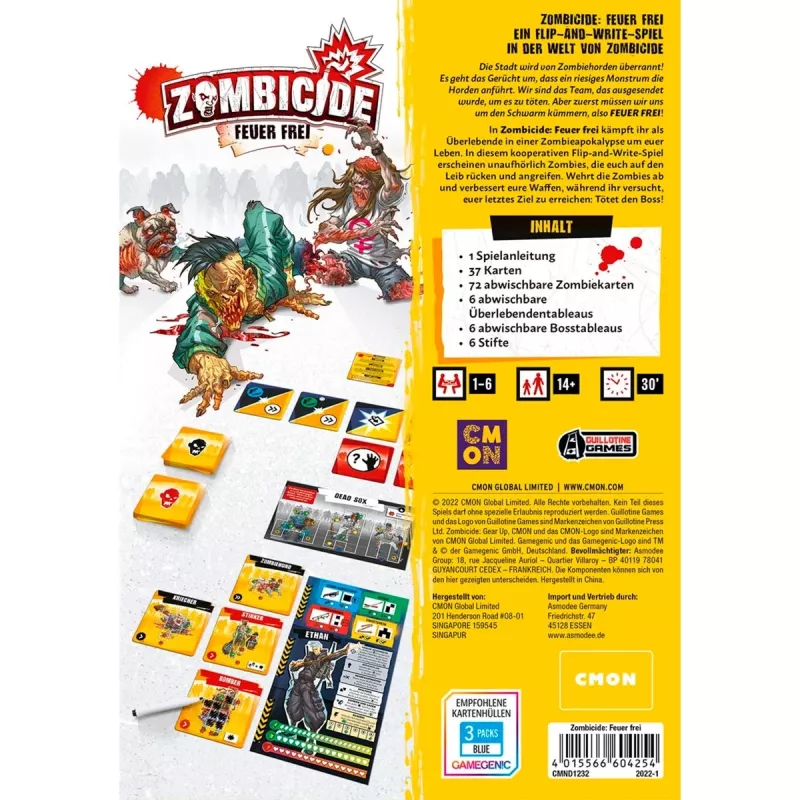 Zombicide Feuer Frei Family Game