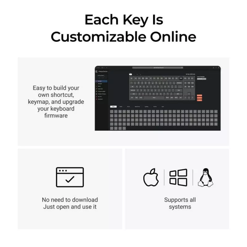 Tastatur Wrl Q3 Max RGB/CARBON Schwarz Q3M-M4 Keychron