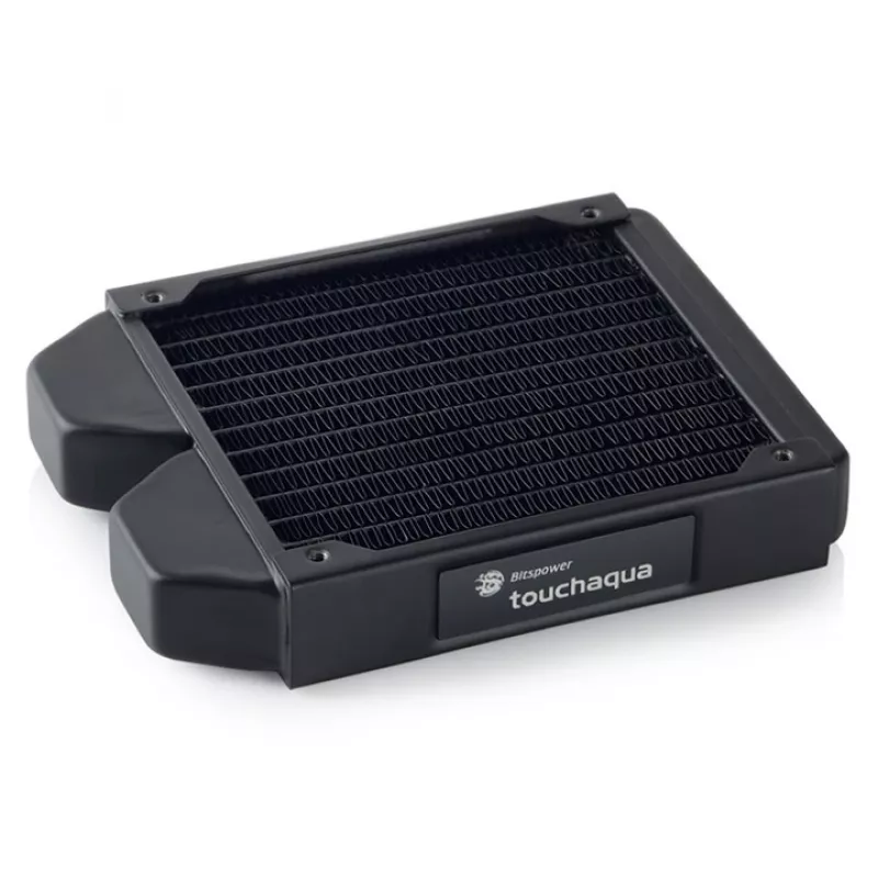 Radiator 120mm BitsPower Tarasque BPTA-NLSS120-F2PB – schlank-Radiator für einen 120-mm-Lüfter