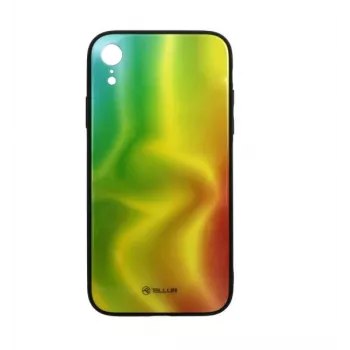 Displayschutzglas Tellur Cover Glass print für iPhone XR — dekorativ bedrucktes gehärtetes Glas