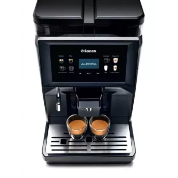 Kaffeevollautomat Saeco AURORA M2 — 1900 W, 4 L Wassertank, 1,2 kg Bohnenbehälter, integriertes Mahlwerk und Milchaufschäumer, TFT-Touchdisplay