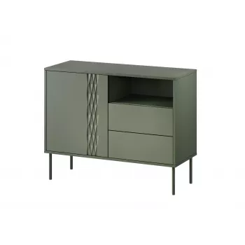 1D2S TRESSE Kommode 100x40x75 matt grün