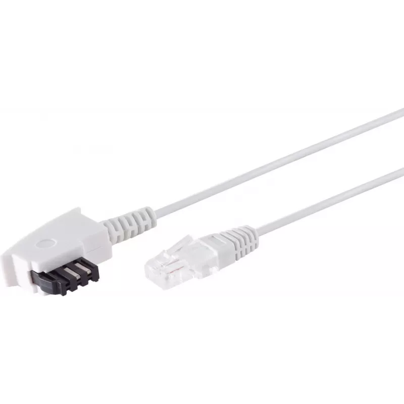 Telefonkabel S/CONN 12-09156 1,5 m Weiß