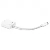 USB-Adapter, USB-C-Stecker > DisplayPort-Buchse (Weiß, 11 cm)