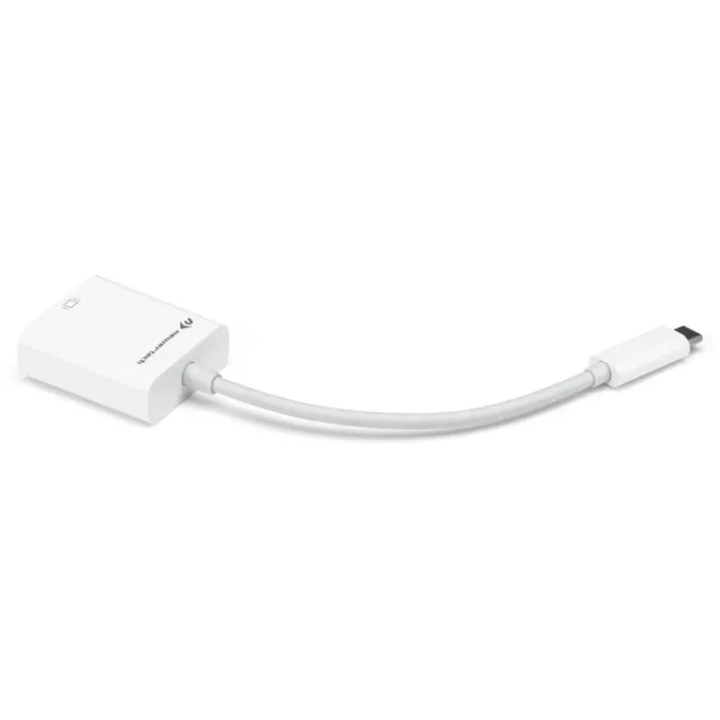 USB-Adapter, USB-C-Stecker > DisplayPort-Buchse (Weiß, 11 cm)
