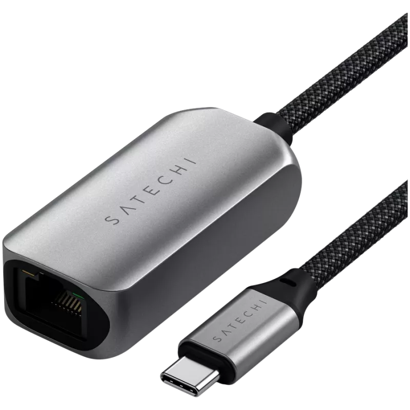 Satechi USB-C-Adapter (1x USB-C-Stecker 1x Gigabit LAN (1/2,5 Gbit/s)) ST-AE25M