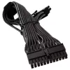 SILVERSTONE 24-Pin ATX Verlängerungskabel SST-PP06BE-MB35, 350 mm, schwarz