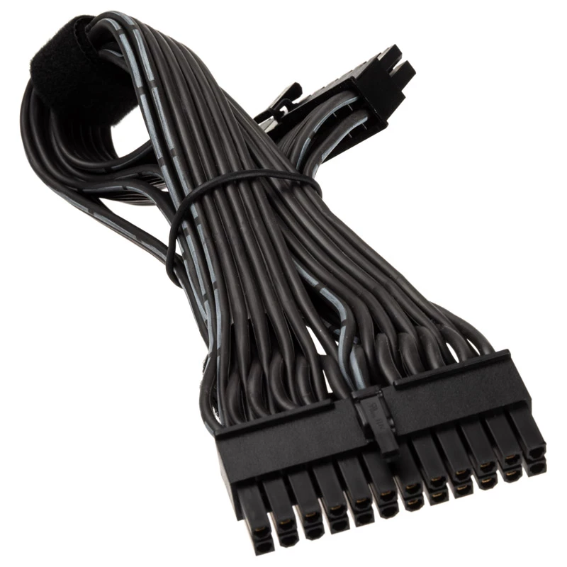 SILVERSTONE 24-Pin ATX Verlängerungskabel SST-PP06BE-MB35, 350 mm, schwarz