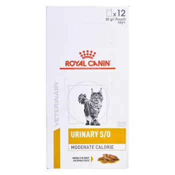 ROYAL CANIN Urinary S/O Moderate Calorie - Nassfutter für Katzen - 12 x 85g