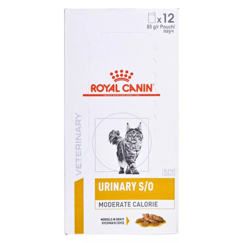 ROYAL CANIN Urinary S/O Moderate Calorie - Nassfutter für Katzen - 12 x 85g