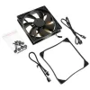 Gehäuselüfter NoiseBlocker SchwarzSilentPro PLPS 120 mm, 1500 U/min, 100 m³/h, 4,5 V, schwarz