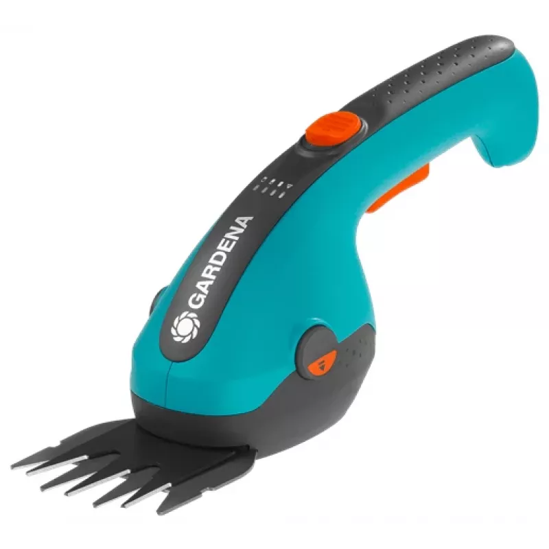 ClassicCut Li Akku-Grasschere 3,6 Volt türkis schwarz Li-Ionen-Akku 2,5 Ah