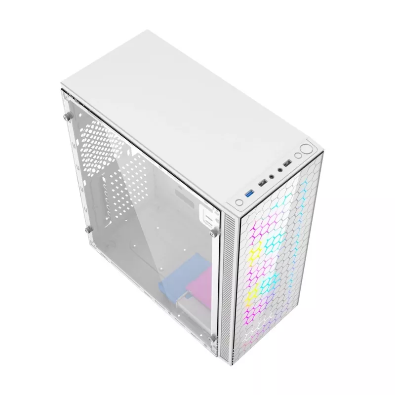 Computer-Gehäuse Gaming Fornax 500, weiß