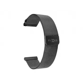 Mesh-Armband für Smartwatch FIXED FIXMEST-22MM-BK Quick Release 22 mm Schwarz