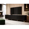 Cama RTV-Schrank PAFOS 200x42x52 schwarz matt