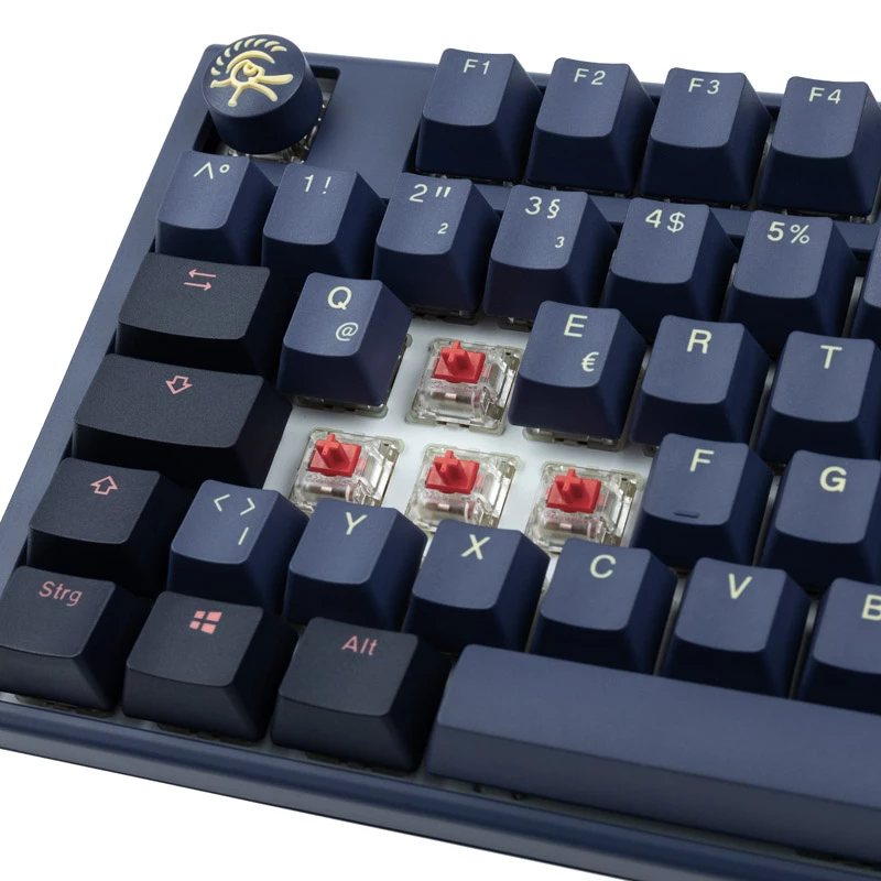 Ducky One 3 TKL Tastatur, Gaming, USB, blau