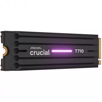SSD CRUCIAL T710 4 TB M.2 PCIe 5.0 NVMe — 4000 GB, Lesen 14500 MB/s, Schreiben 13800 MB/s