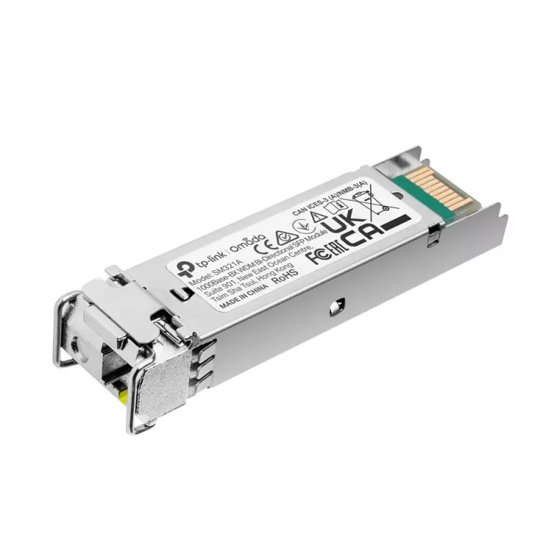 TP-Link 1000Base-BX WDM bi-direktionales SFP-Modul, Glasfaser, 1250 Mbit/s, SFP, LC (UPC), 9/125 µm, 10000 m
