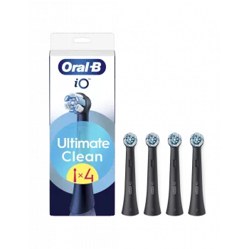 Oral-b iO Ersatzkopf UltimateClean Schwarz 4er-Pack