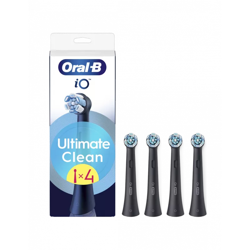 Oral-b iO Ersatzkopf UltimateClean Schwarz 4er-Pack