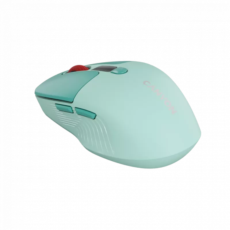 Canyon MW-26 – 2in1 kabellose optische Maus Bluetooth / 2,4 GHz – leise – grün