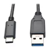Tripp U428-003-G2 USB-C-auf-USB-A-Kabel (Stecker/Stecker) - USB 3.2 Gen 2 (10 Gbit/s) - Thunderbolt 3-kompatibel - 0,91 m - 1,83 m - USB C - USB A - USB 3.2 Gen 2 (3.1 Gen 2) - Male/Male