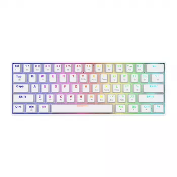 Mechanische Tastatur Whiteout X2, Blue Outemu, Hot Swap Savio Savgk-white