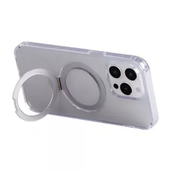 Magnetische Schutzhandyhülle Joyroom JR-BP004 für iPhone 15, transparent, schlank, integrierte Magnete