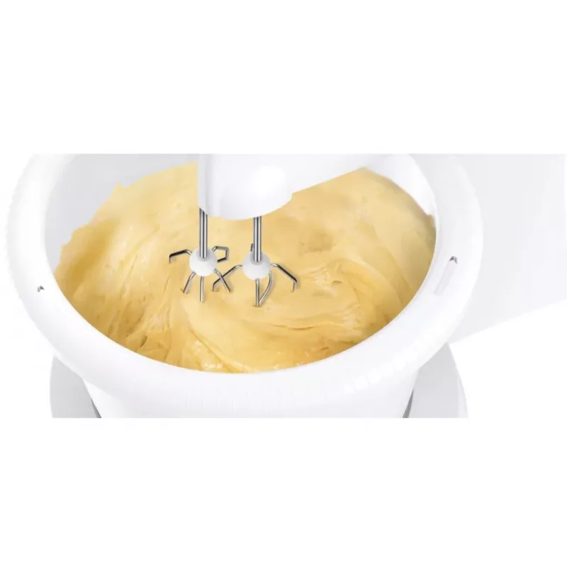 Handmixer Bosch MQWPL2000 — 375 W, 4 Geschwindigkeiten, Turbo, Puls, Edelstahl-Aufsätze, Schüssel inklusive