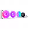 Kraken Elite 420 RGB 420 mm, Flüssigkeitskühlung Weiß