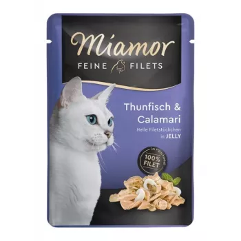 Miamor Fine Fillets in Jelly — Thunfisch 100 g, getreidefrei, Beutel