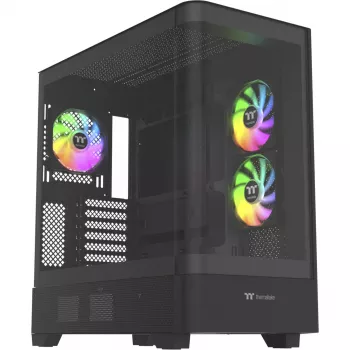 PC-Gehäuse Thermaltake View 290 TG ARGB Midi Tower Schwarz