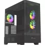 PC-Gehäuse Thermaltake View 290 TG ARGB Midi Tower Schwarz