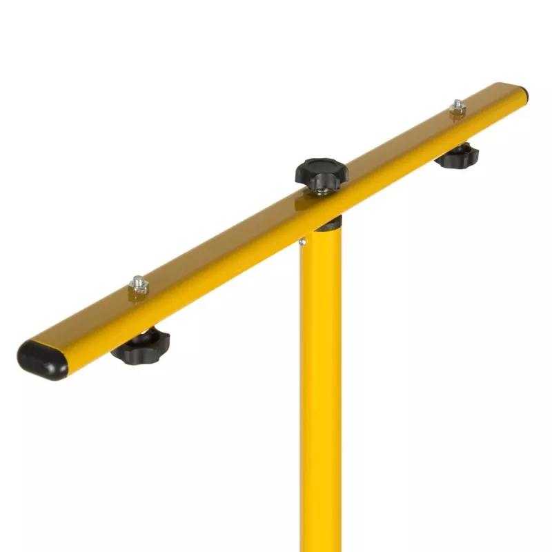 Stativ MACLEAN MCE583 höhenverstellbar für Flutlichter, Metallrahmen, gelb