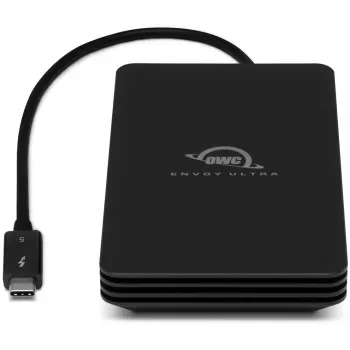 OWC Envoy Ultra - SSD - 2 TB - extern (tragbar) - M.2 NVMe (M.2 NVMe) - Thunderbolt 5 (USB-C-Anschluss) - Schwarz (OWCTB5ENVU02)