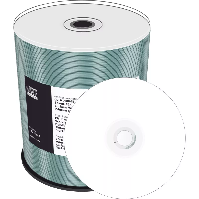 CD-R MediaRange MR203 700 MB 52x Inkjet Printable 100 Stück