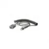 Zebra CBA-RF2-C09ZAR serielles Kabel Schwarz 2,8 m RS232 DB9