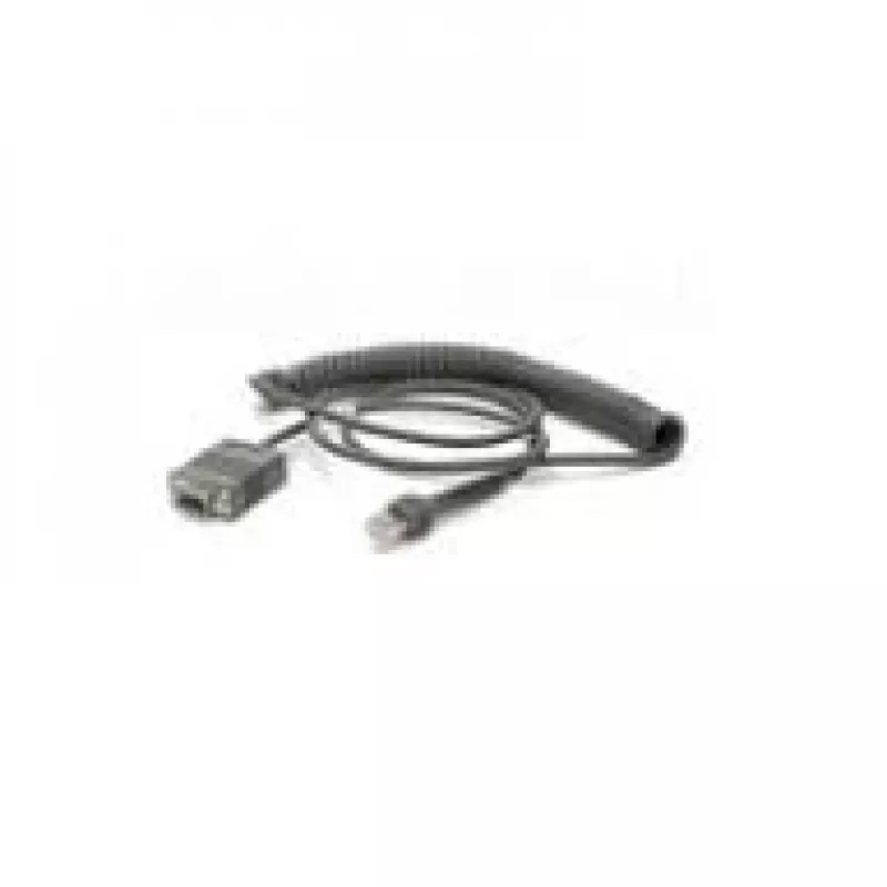 Zebra CBA-RF2-C09ZAR serielles Kabel Schwarz 2,8 m RS232 DB9