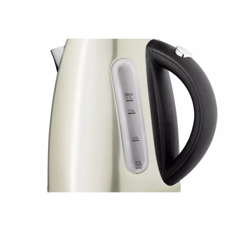ETA | Wasserkocher | ELA ETA859890070 | Standard | 2100 W | 1,7 L | Edelstahl | 360° drehbare Basis | Creme