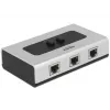 Hub DeLOCK 87673 1000 Mbit/s Schwarz Grau