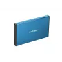 Externes HDD/SSD-Gehäuse NATEC Rhino GO 2,5 Zoll — USB 3.0, SATA III, bis zu 4 TB, 9,5 mm, Aluminium, blau