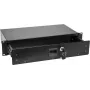 Rack-Schublade Omnitronic SN-2 2U mit Schloss – 2U ausziehbare Geräteschublade für 19-Zoll-Racks