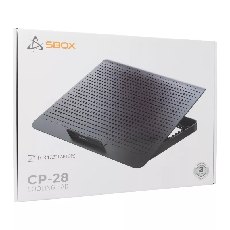 Sbox CP-28 Kühlpad für 17,3-Zoll-Laptops