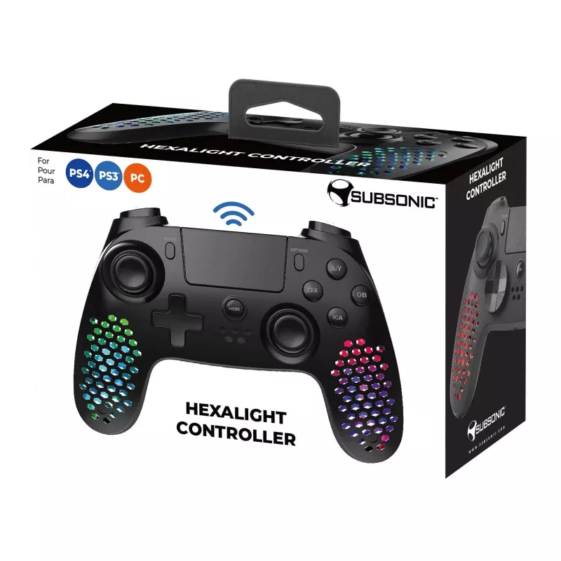 Gamepad Subsonic SA5654 Schwarz Bluetooth USB PC PlayStation 4 3