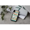 Handy-Schutzhülle iKins für iPhone XR — mint-schwarze Schutzhülle