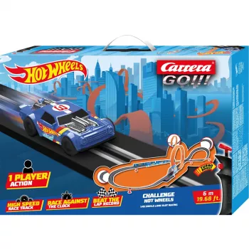 Slot-Car-Bahn Set CARRERA GO!!! Challenge Hot Wheels 20068000 Maßstab 1:43