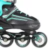 Nils Extreme NH18190 2IN1 Skates SCHWARZ/BLAU GR. M (34-38) Mit austauschbaren Hockeyskates